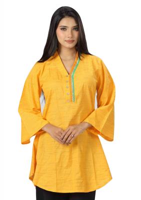 yellow color Cotton Tunic